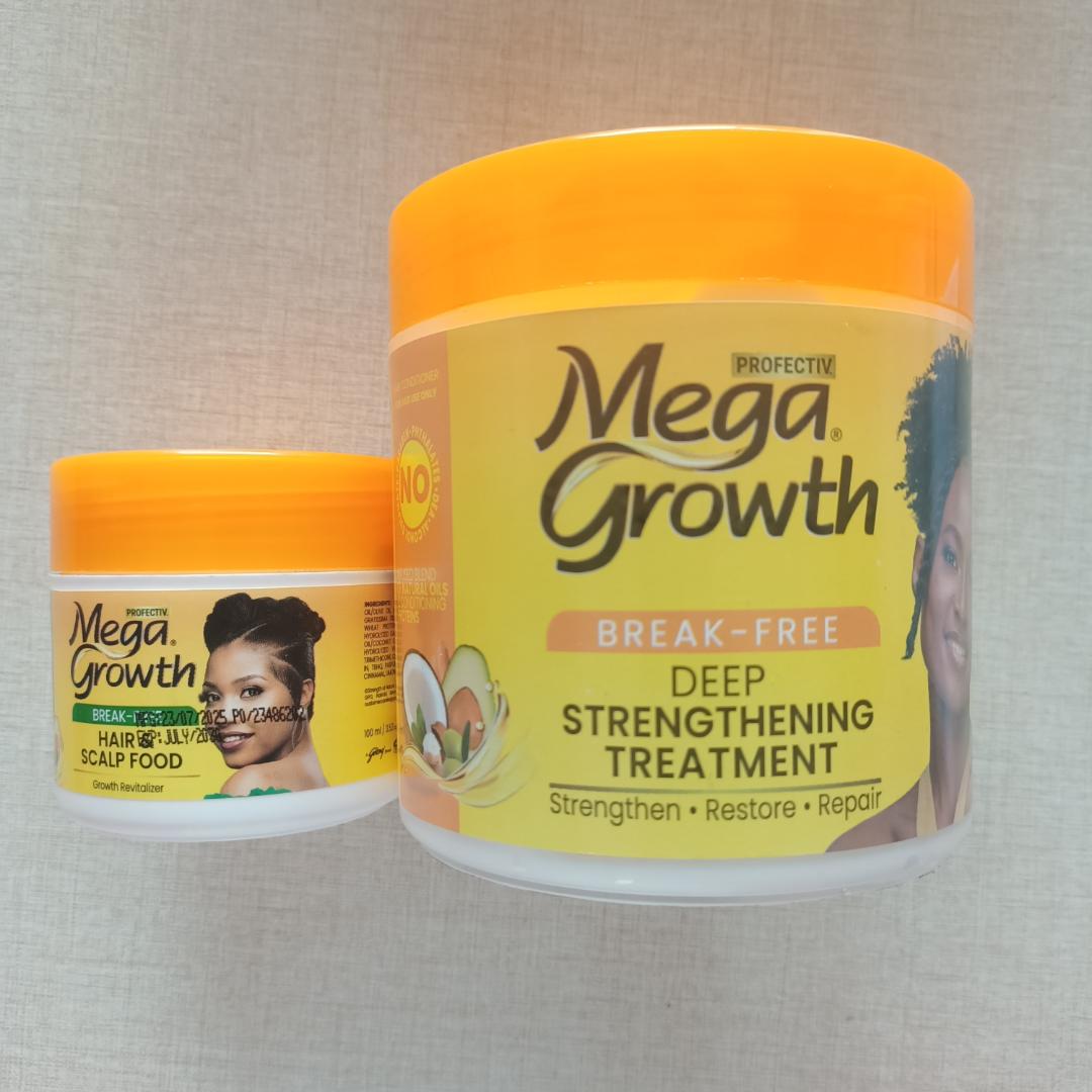 Mega Growth Set( Hair & Scalp food,, Treatment/Strengthener,, oil)