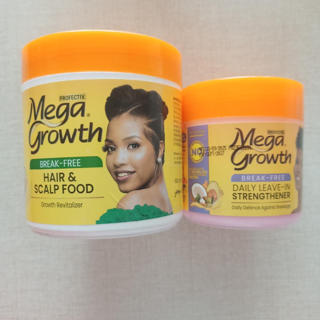 Mega Growth Set( Hair & Scalp food,, Treatment/Strengthener,, oil)