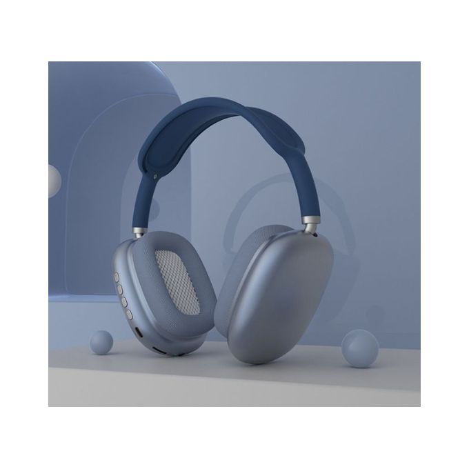 P9 Plus Case P9 Wireless Bluetooth Headset Noise Reduction Earphone Blue