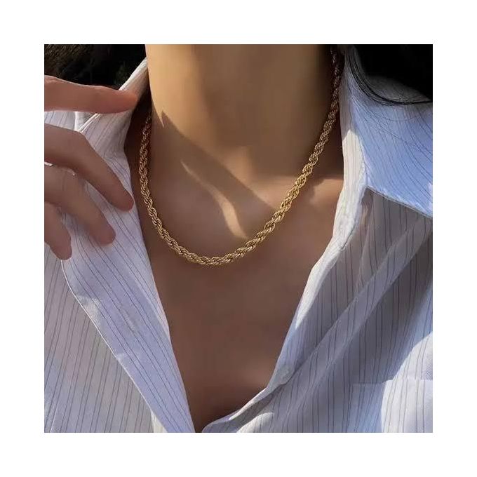 High Quality Rope Gold Chain