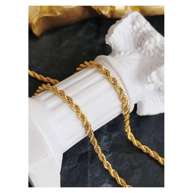 High Quality Rope Gold Chain