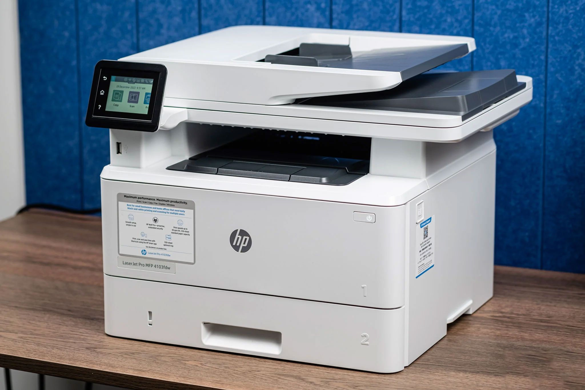 HP LaserJet Pro MFP 4103fdw Printer