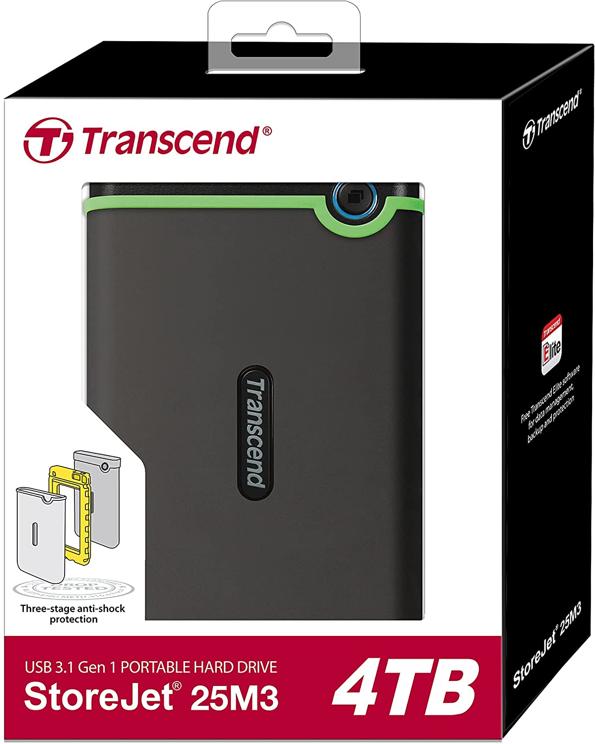Transcend 4TB Portable External Hard Disk Drive