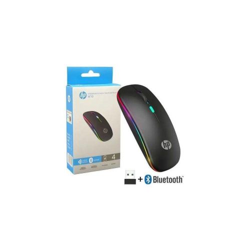 HP-mouse W10 Dual Mode Rechargeable Bluetooth Wireless Silent Click Mouse