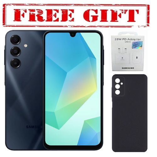 Samsung GALAXY A16, 6.7'' HD+, 6GB RAM + 128GB ROM, DUAL SIM, 50MP, 5000mAh COMES WITH FREE GIFTS... (C TO C HEADER + SILICONE COVER ) FOR YOU
