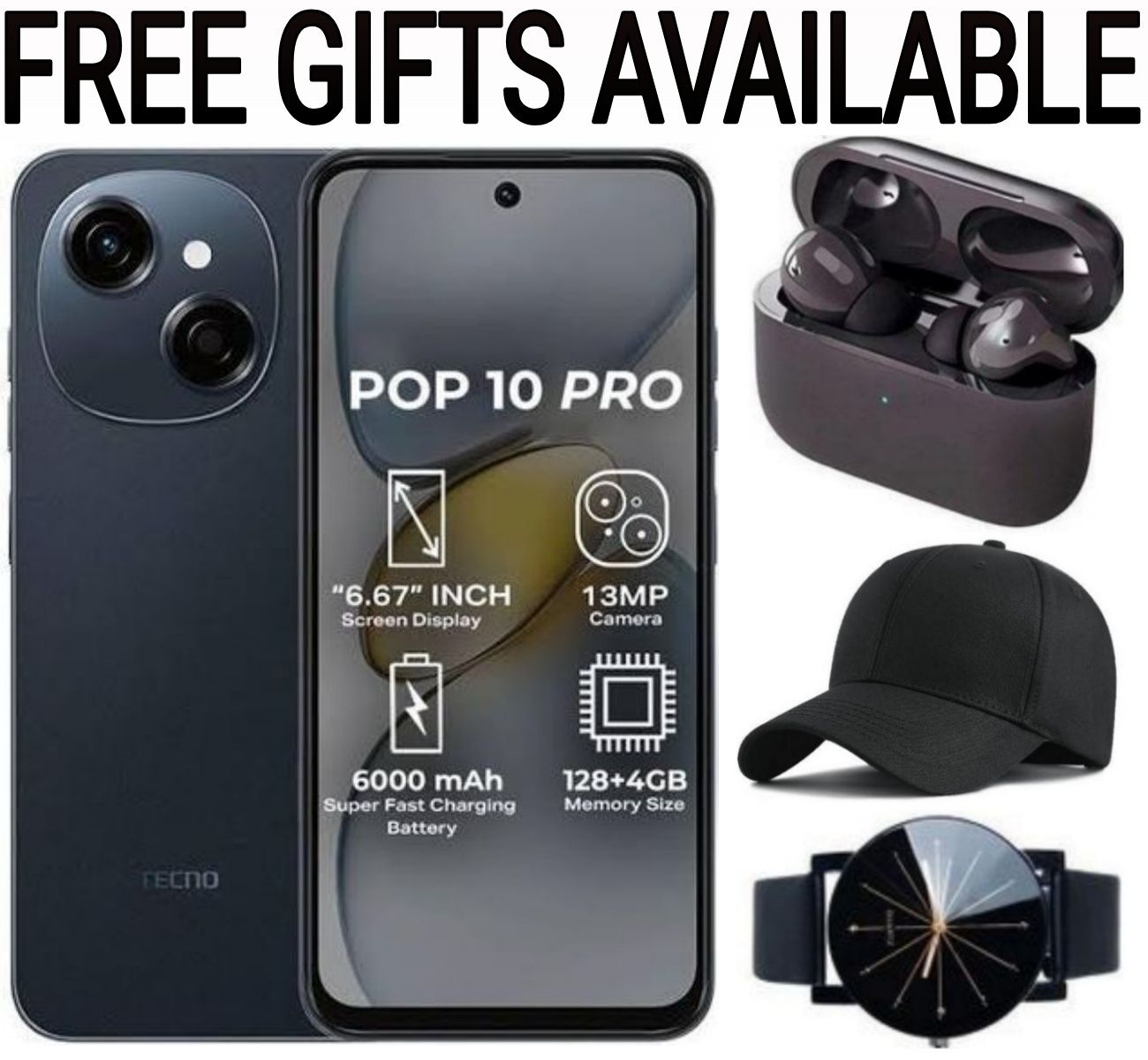 Best price for [SUPER DEALS] TECNO POP 10 PRO 128GB ROM Storage+8(4+4 ...