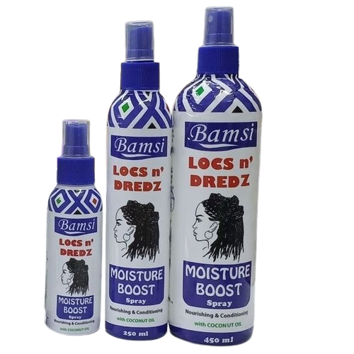 Bamsi Locs And Dredz' Moisture Boost Spray Nourishing And  Conditioning With Coconut oil