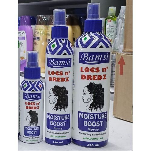 Bamsi Locs And Dredz' Moisture Boost Spray Nourishing And  Conditioning With Coconut oil