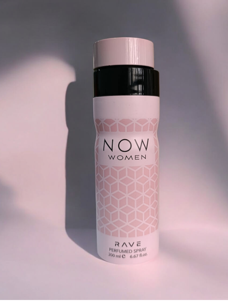RAVE Now Women Perfumed Body Spray 200ml floral fruity deodorant body spray suitable for women