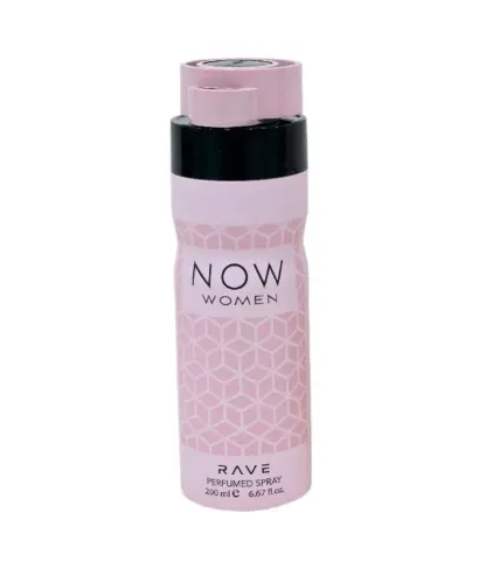 RAVE Now Women Perfumed Body Spray 200ml floral fruity deodorant body spray suitable for women