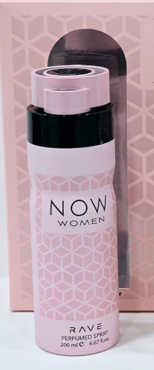 RAVE Now Women Perfumed Body Spray 200ml floral fruity deodorant body spray suitable for women