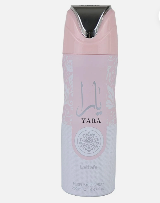 Lattafa perfumed body sprays velvet rose/velvet oud/ramz/oud/thuraya /oud mood/yara/now/mayar/luxe/maahir/khamrah/asad/thuraya 200ML by lattafa