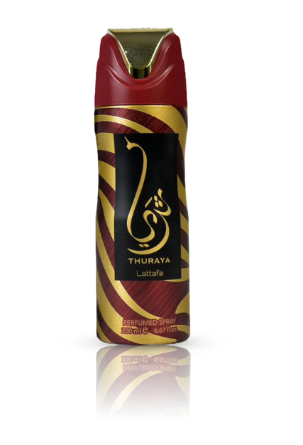 Lattafa perfumed body sprays velvet rose/velvet oud/ramz/oud/thuraya /oud mood/yara/now/mayar/luxe/maahir/khamrah/asad/thuraya 200ML by lattafa