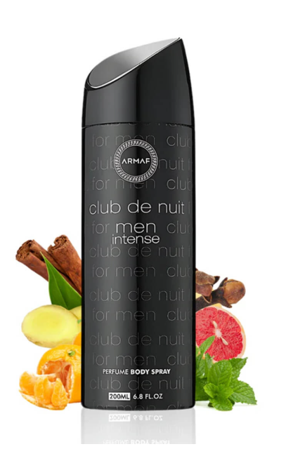 Armaf Club de Nuit men/women body Body Spray 200ml Mandarin/SPectra/Candee/Limoni/Derby club house/Club de nuit/Tyrant/The Pride/Varnity/Random