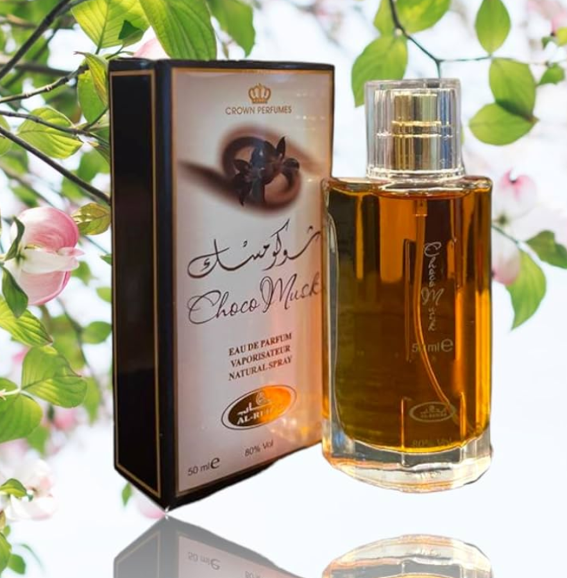 Choco Musk Perfume 50ml – Sweet, Creamy Chocolate & Vanilla Scent – Long Lasting Eau de Parfum