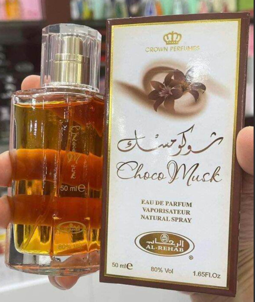 Choco Musk Perfume 50ml – Sweet, Creamy Chocolate & Vanilla Scent – Long Lasting Eau de Parfum