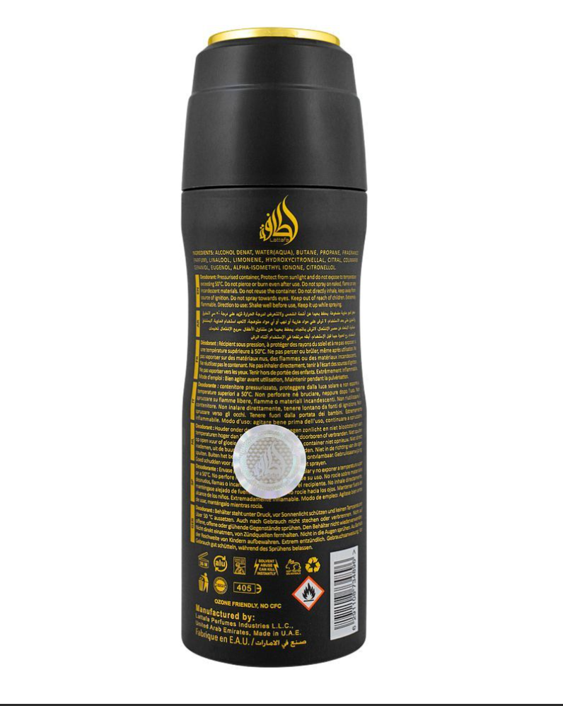 Mahiir Body Spray – Luxurious Long-Lasting Oriental Woody & Spicy Fragrance – Premium Unisex Perfume Spray – 200ml