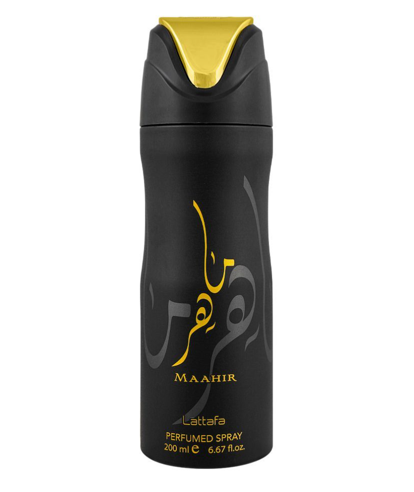Mahiir Body Spray – Luxurious Long-Lasting Oriental Woody & Spicy Fragrance – Premium Unisex Perfume Spray – 200ml