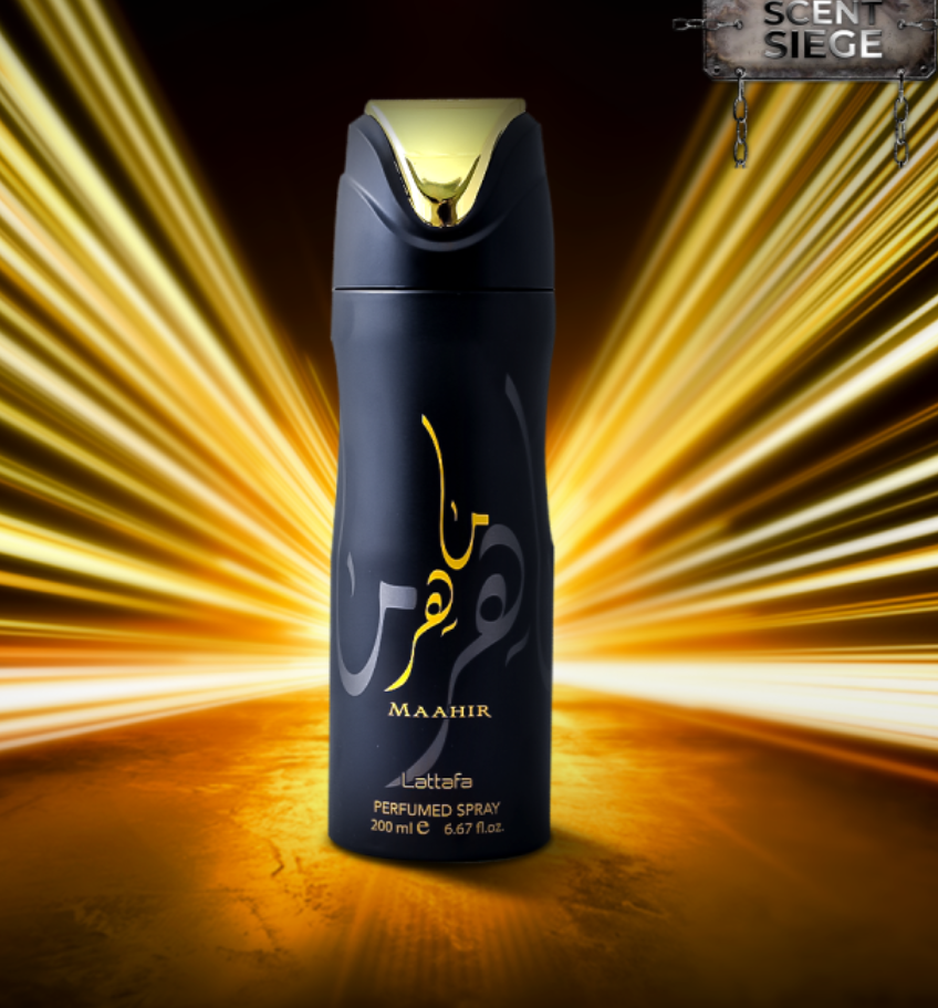 Mahiir Body Spray – Luxurious Long-Lasting Oriental Woody & Spicy Fragrance – Premium Unisex Perfume Spray – 200ml