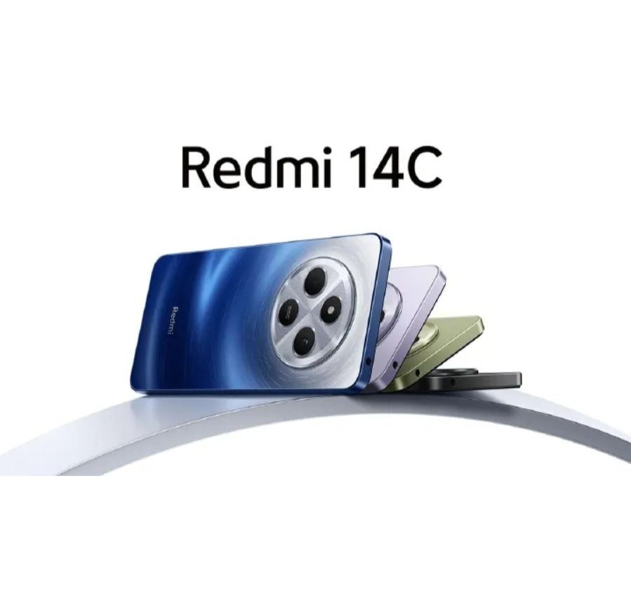 XIAOMI Redmi 14C 128GB+6GB 6.88" UHD Display Upto 120Hz Refresh Rate 50MP AI Dual Camera Immersive Dual Sim 5160mAh (typ) Battery Elegant glass back cover Smart Phone