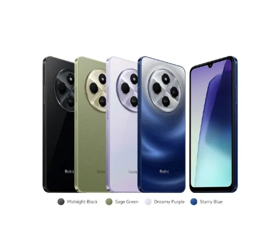 XIAOMI Redmi 14C 128GB+6GB 6.88" UHD Display Upto 120Hz Refresh Rate 50MP AI Dual Camera Immersive Dual Sim 5160mAh (typ) Battery Elegant glass back cover Smart Phone