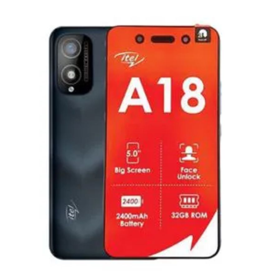 [Anniversary Offer] Itel A18 32GB+1GB 5.0" Display Andriod 2400 MAh Battery Dual Sim Smart Phone