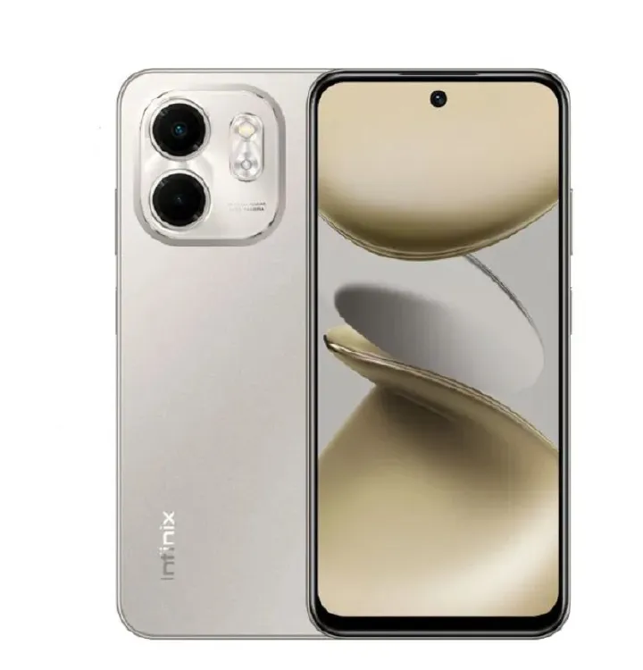 Infinix SMART 9 128GB + 8(4+4)GB 6.7" Display Dual SIM 4G Network 5000mAh Battery With Type-C Charging 13MP Dual Camera G81 Fingerprint Lock Android 14 Smart Phones