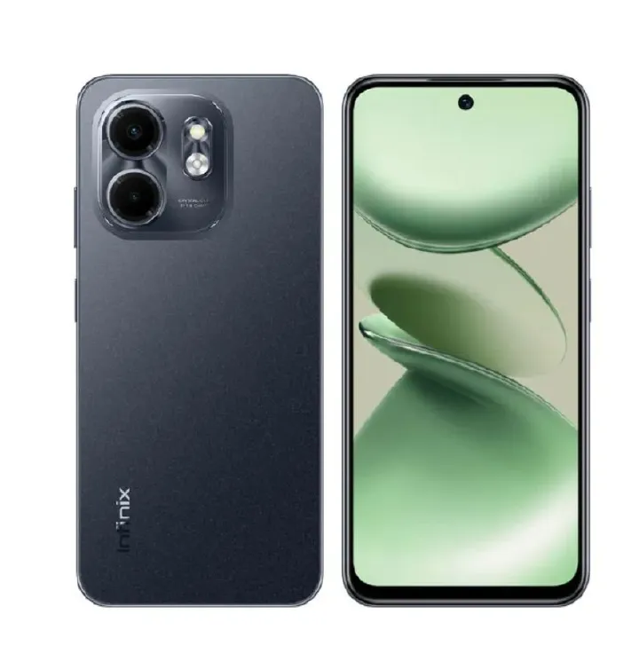 Infinix SMART 9 128GB + 8(4+4)GB 6.7" Display Dual SIM 4G Network 5000mAh Battery With Type-C Charging 13MP Dual Camera G81 Fingerprint Lock Android 14 Smart Phones
