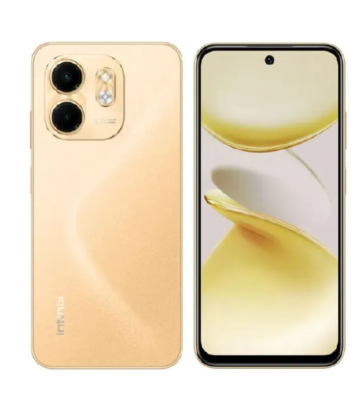 Infinix SMART 9 128GB + 8(4+4)GB 6.7" Display Dual SIM 4G Network 5000mAh Battery With Type-C Charging 13MP Dual Camera G81 Fingerprint Lock Android 14 Smart Phones