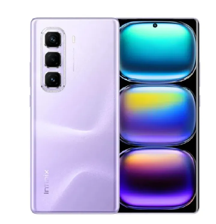 Infinix Hot 50 Pro Plus 128GB+16(8+8)GB 6.7" 3D-Curved AMOLED 120Hz Screen Phone 5000mAh With 33W Type-C 50MP Camera MTK Helio G100 Fingerprint Lock Hot 50 Pro+ Smart Phone