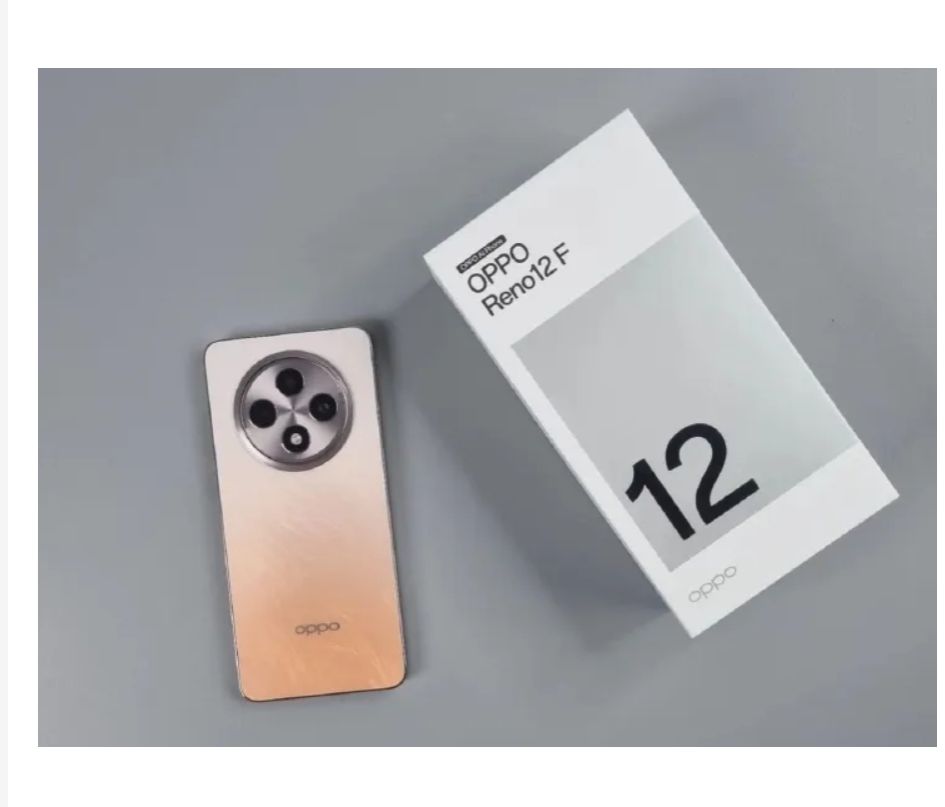 [Brand New] Oppo Reno 12F 4G 8GB+256GB 6.67 Inches AMOLED 120Hz Display 50MP+32MP Front and Back Camera 5000mAh Battery 45W Fast Charge IP64 Dust Water Resistant Smart Phone