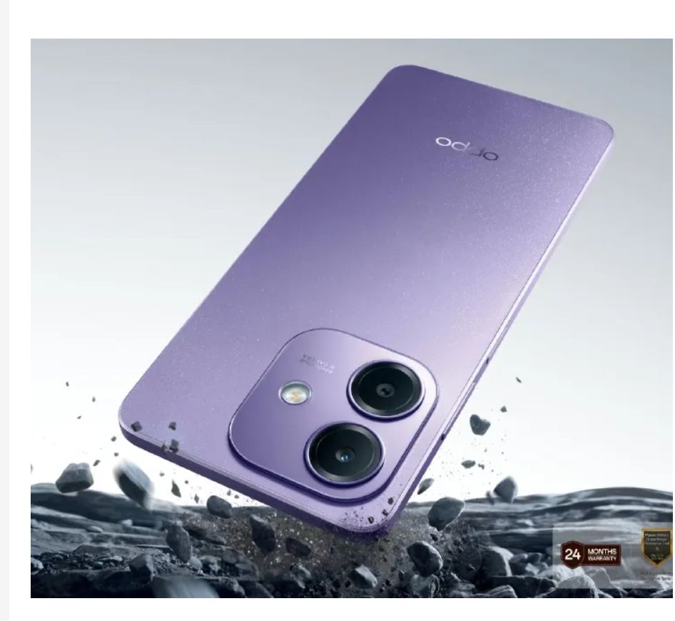 [New Arrival] Oppo A3 6GB RAM+128GB ROM 6.67" 90Hz LCD Display 50MP+5MP Camera 5100 mAh Battery (Dual SIM) Android 14 Fingerprint 2yr-Warranty (TYP) 4G Smartphones
