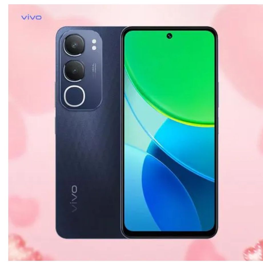 Vivo Y19S 128GB+4GB 6.68 inches 90Hz Display 50MP Camera IP64 Dust and Water-resistant Android 14 Funtouch OS 4G 5500mAh Battery Fingerprint Unlock Smart Phones