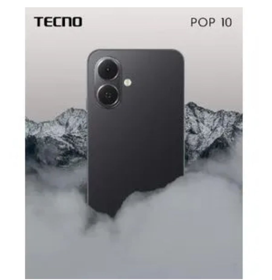 [New Arrival] TECNO POP 10 64GB+6(3+3)GB 4G Network 6.67" 120Hz Hole Screen Dual Speakers IP64 Waterproof 13MP 5000mAh 15W Type-C Android 15 Dual SIM Phone Side Fingerprint Unlock phones