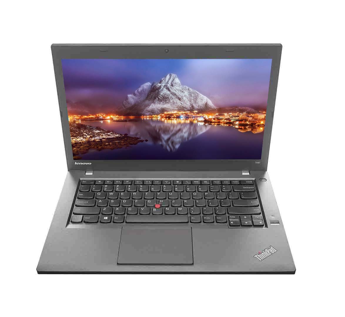 Refurbished Lenovo Thinkpad T440 Laptop i5+8GB+256GB+14"  windows 11 Bluetooth Webcam Student professional laptop .