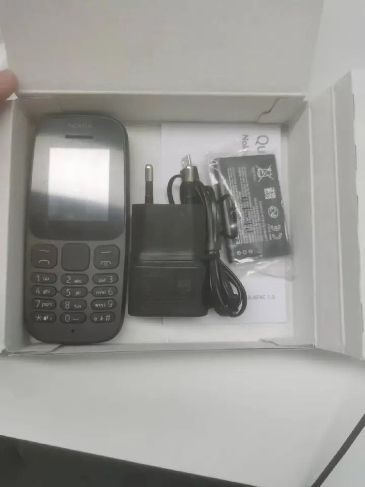 Refurbished Phones Nokia 105 (2017)- Original Nokia Phone 800 mAh 1.5" Dual SIM Cards Unlocked Cheap Durable Old Phone Classic Feature