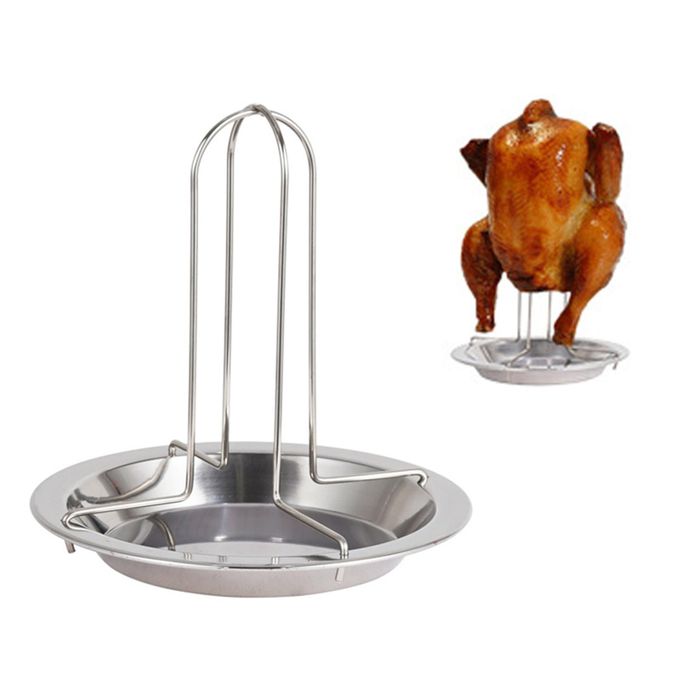 Rotesire Chicken Rack Best price for Stainless Steel Rotisserie Chicken Roaster Grill Stand ...