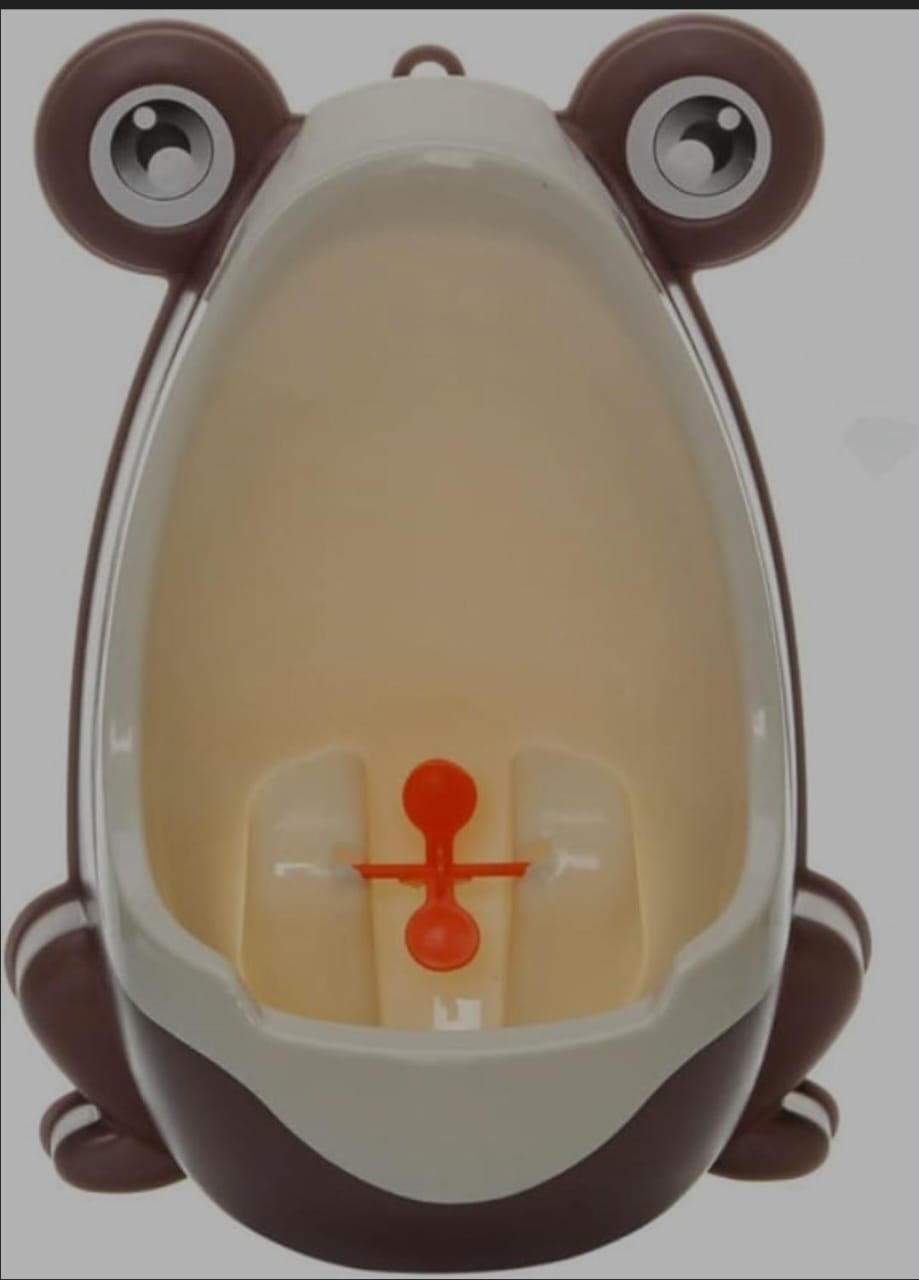 Cute Frog Standing Potty Training Urinal for Boys Toilet with Funny Aiming Target.Boys Urinal Toilet Bathroom Kid Frog Trainer Baby Potty Pee