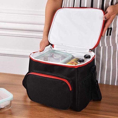 Single Cube Insulated Food Bag (Size18cm By 25cm By 22cm)