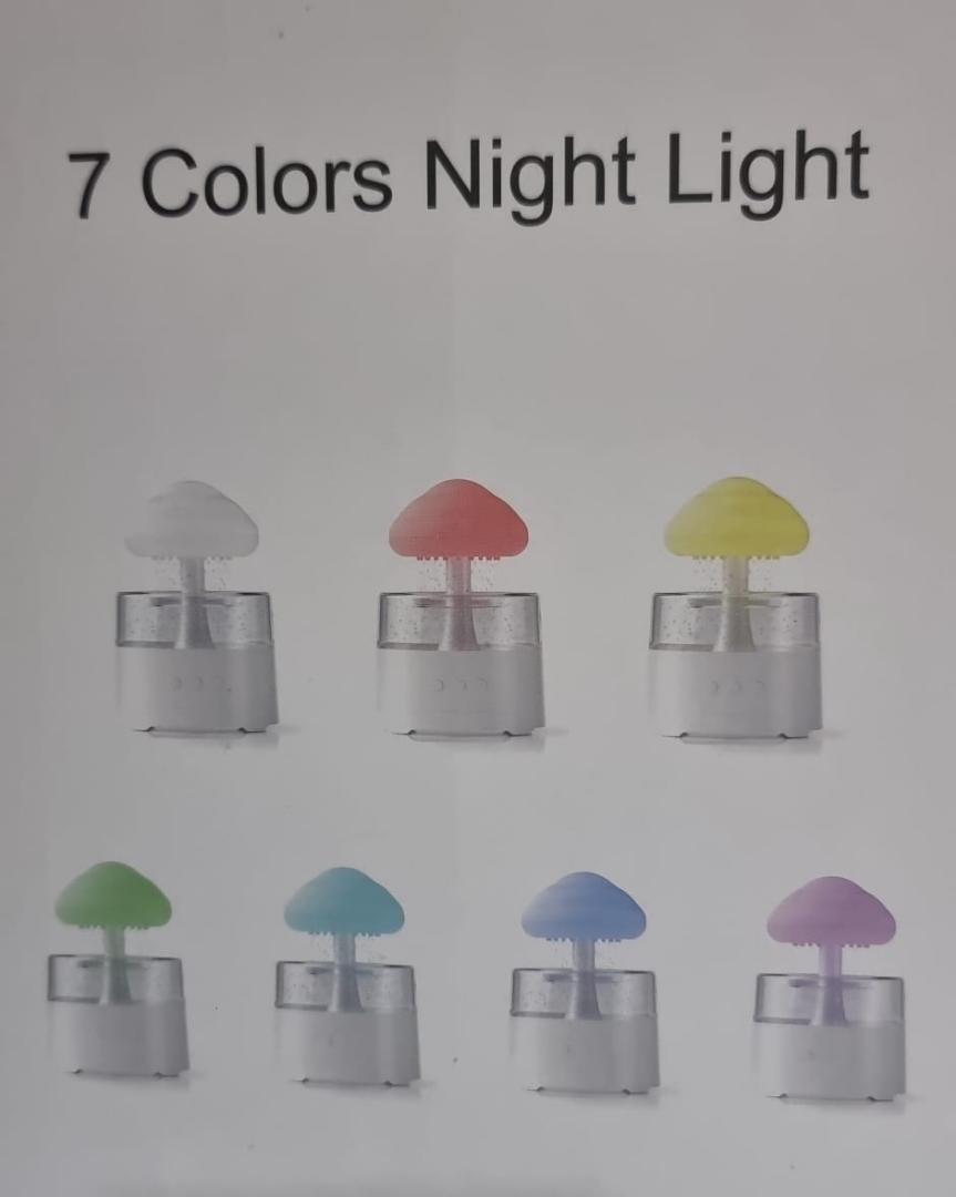 Bluetooth Speaker Rain Cloud Rain Drops Humidifier With 7 Colour Schemes