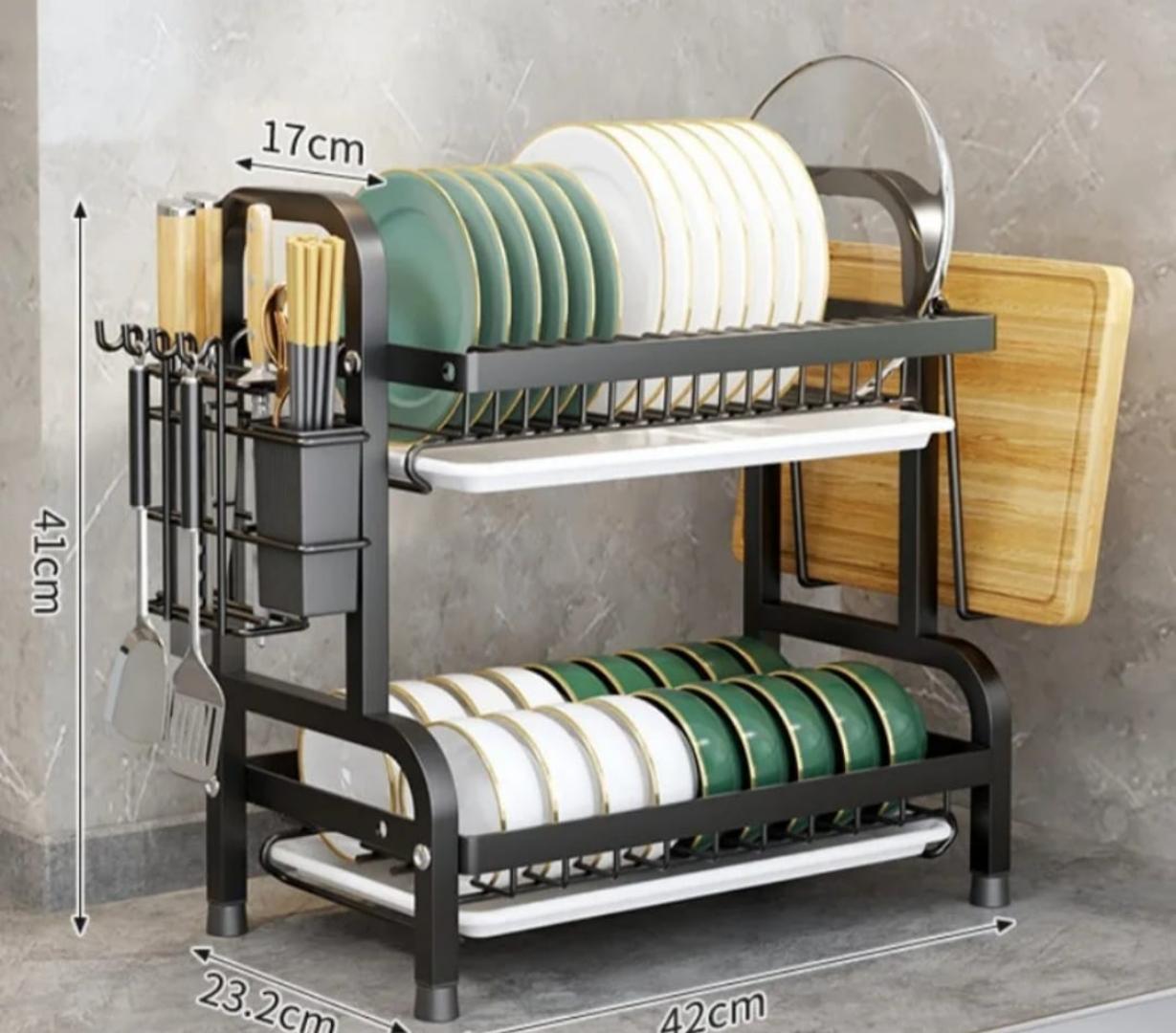 2 tier caborn dish rack
