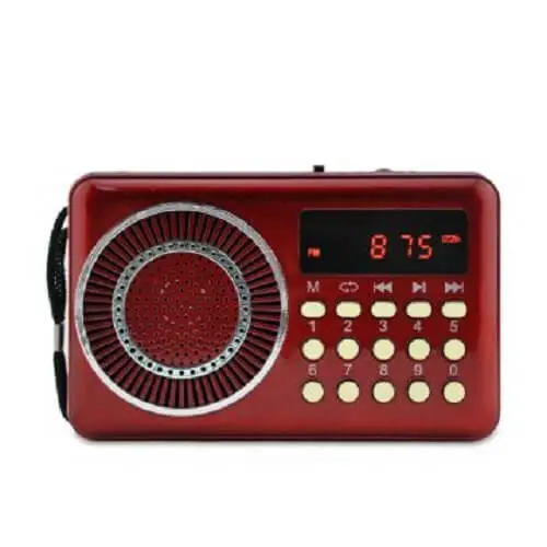 Joc Radio JOC high with TF and USB slots, Joc Fm Radio Rechargeable Digital Music Player/Fm Radio + USB
