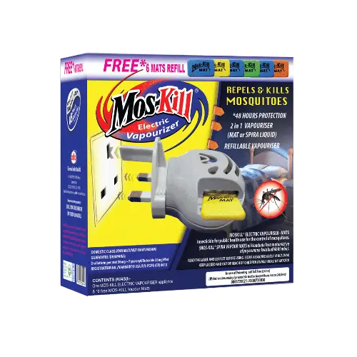 Moskill Electric  Vapouriser Mos Kill /MosKill Electric Mosquito Repellent Heater Refillable