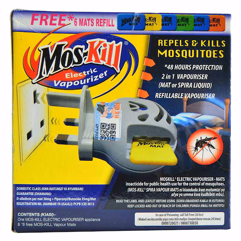 Moskill Electric  Vapouriser Mos Kill /MosKill Electric Mosquito Repellent Heater Refillable