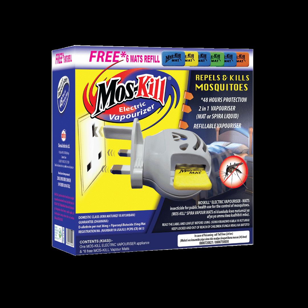 Moskill Electric  Vapouriser Mos Kill /MosKill Electric Mosquito Repellent Heater Refillable
