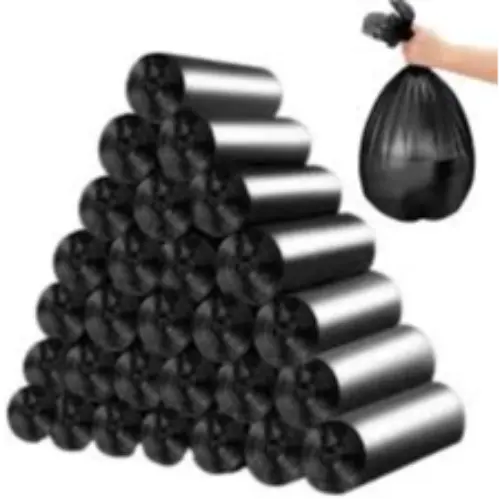 Black Garbage Bag 50pcs Garbage Bags Style Storage Bag For Home Waste Trash BagsBlack Garbage Bag