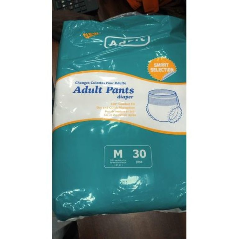 Adult Diaper Pants Large 100-150 cm, Super Absorbent, Leakproof, Breathable, Skin-Friendly - Pack of 30pcs Large size
