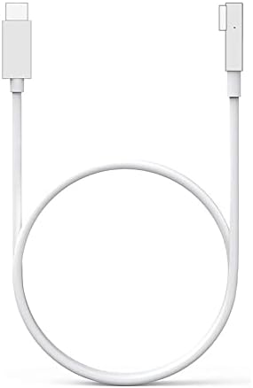 USB Type C Magsafe1 Compatible Magnetic Charging Cable, MacBook Air Pro L-Tip Compatible Convert PD Charger USB Type C to MagSafe 1 for Apple MacBook 1.8 Meters