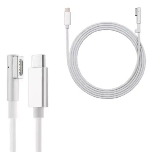USB Type C Magsafe1 Compatible Magnetic Charging Cable, MacBook Air Pro L-Tip Compatible Convert PD Charger USB Type C to MagSafe 1 for Apple MacBook 1.8 Meters
