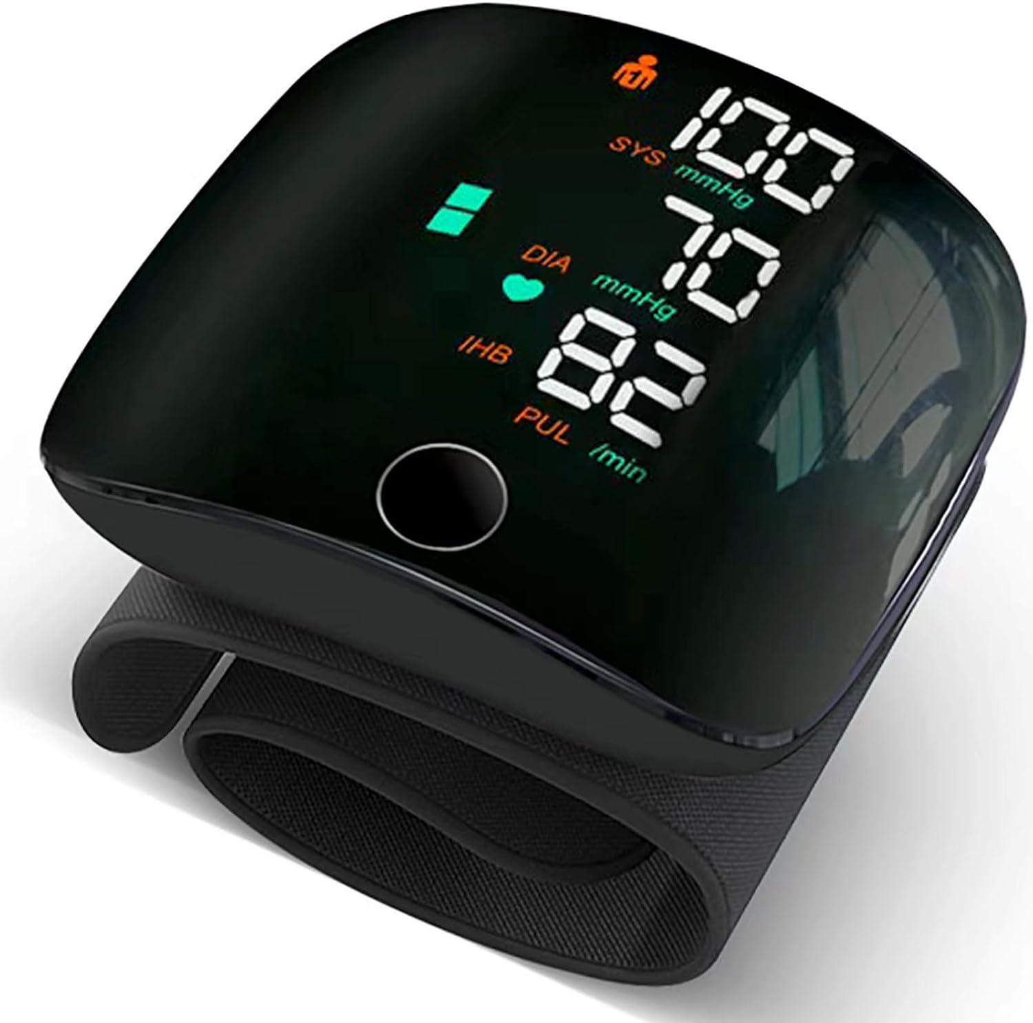 Blood Pressure Monitors, Automatic Wrist Blood Pressure Monitor, Blood Pressure Machine, Touch Screen Large Screen& Automatic Voice & 3-Color LED Backlight for Home Office Travel Use